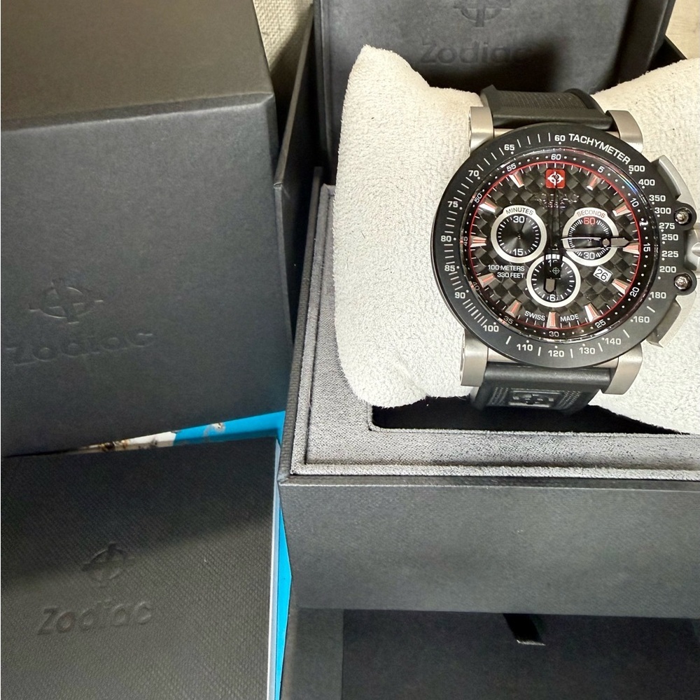 Zodiac ZMX-02 Speed Dragon Chronograph Date Sport Men’s Watch - Picture 7 of 7